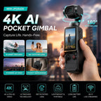 2026 Newest Xtra Pro — 4K AI Pocket Camera with 180° Rotating Lens
