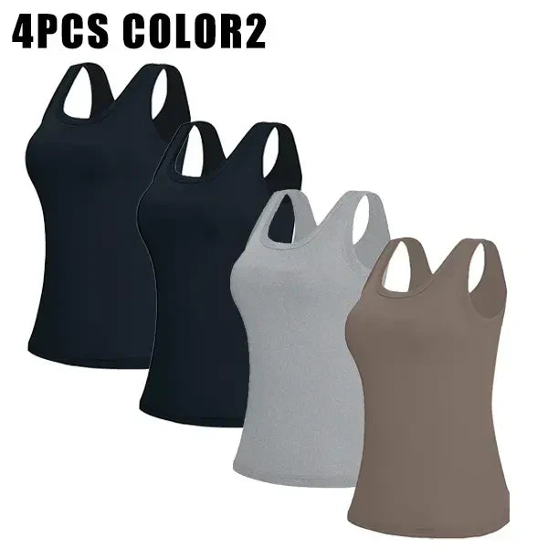 Seamless Padded Ribbed Tank