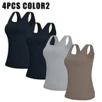 Seamless Padded Ribbed Tank