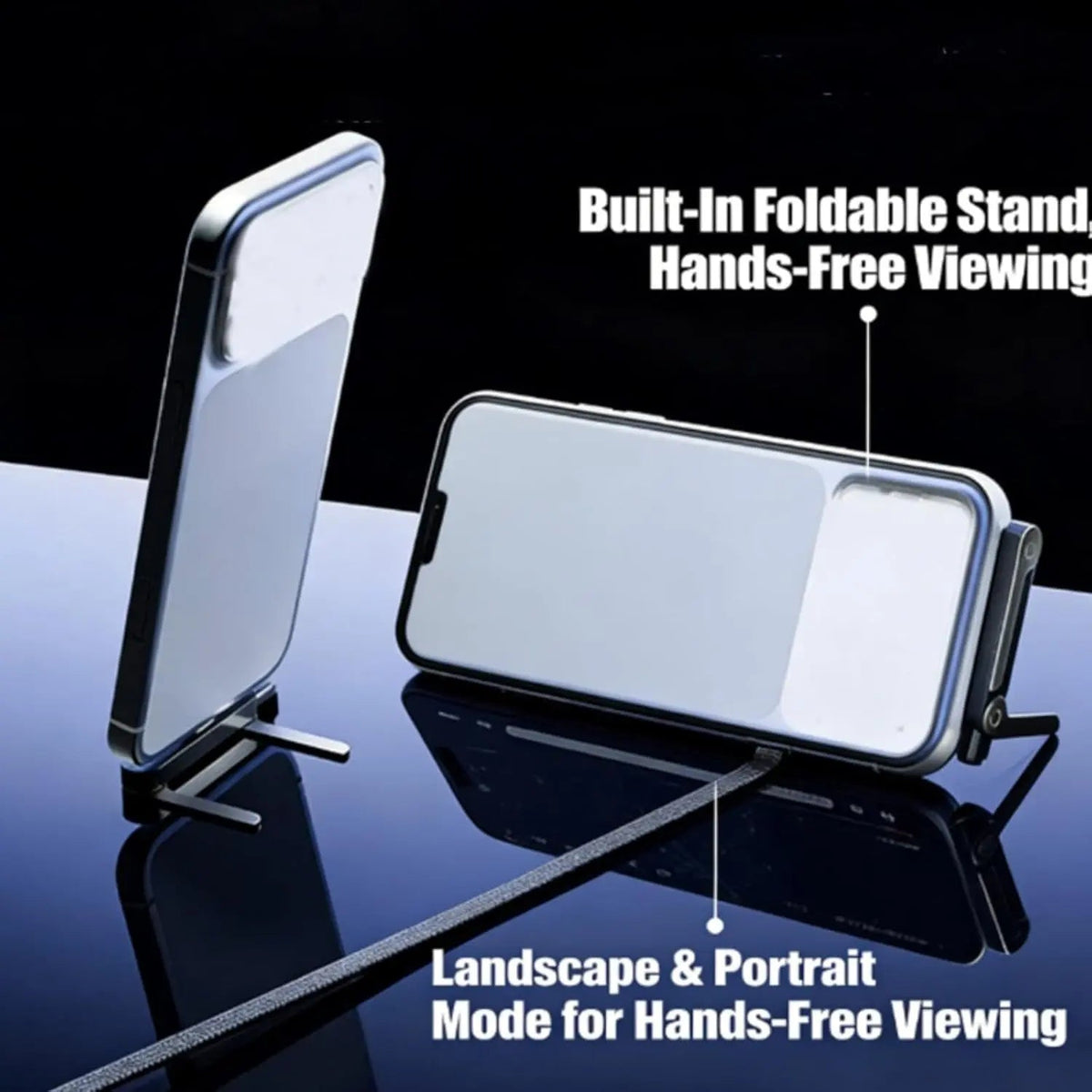 USB-C Cable — 240W Fast Charging, Built-In Stand, Braided, Durable, Power Delivery, Black