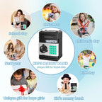 Electronic ATM Piggy Bank — Digital Display, Password Protected, Coin Slot, Bill Feeder, Realistic Sounds, Kids Gift