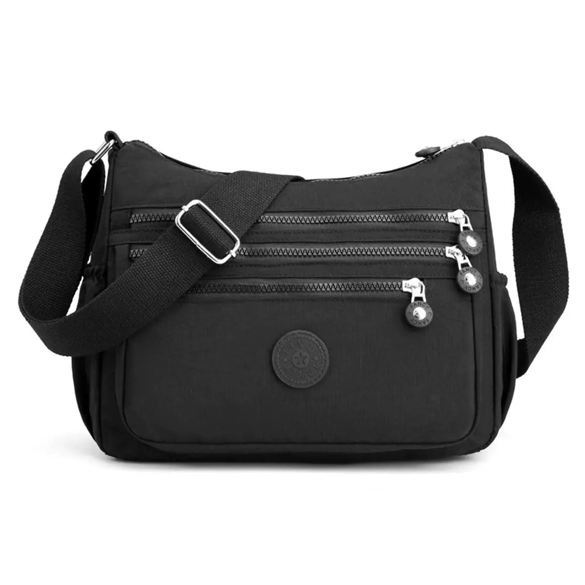 Nylon Crossbody Bag — Lightweight, Adjustable Strap, Water-Resistant, Everyday Carry, Travel Friendly, Secure Zipper