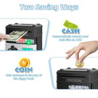 Electronic ATM Piggy Bank — Digital Display, Password Protected, Coin Slot, Bill Feeder, Realistic Sounds, Kids Gift