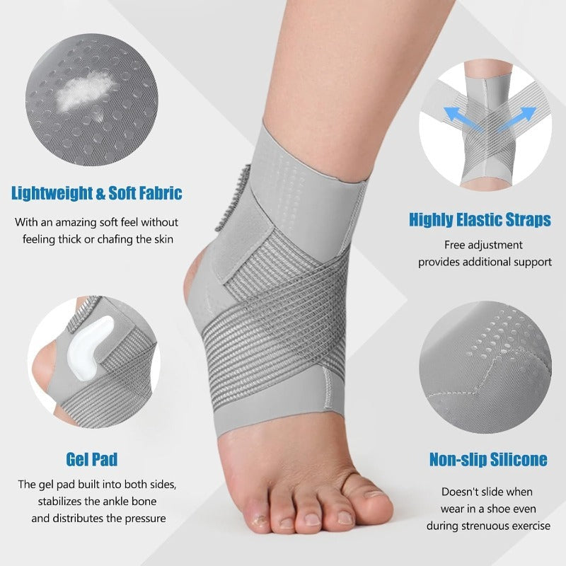 Adjustable Compression Ankle Sleeve