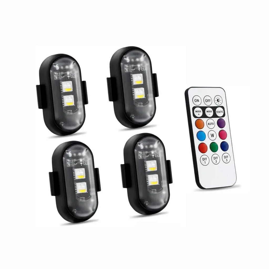 RGB LED Strobe Light — Wireless, Rechargeable, Color-Changing, Portable, DMX-Compatible, Sound-Activated