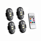 RGB LED Strobe Light — Wireless, Rechargeable, Color-Changing, Portable, DMX-Compatible, Sound-Activated