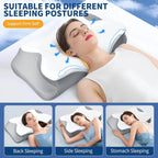 Satsus| Butterfly Memory Foam Pillow - Orthopedic Pain Relief Shaped Pillow