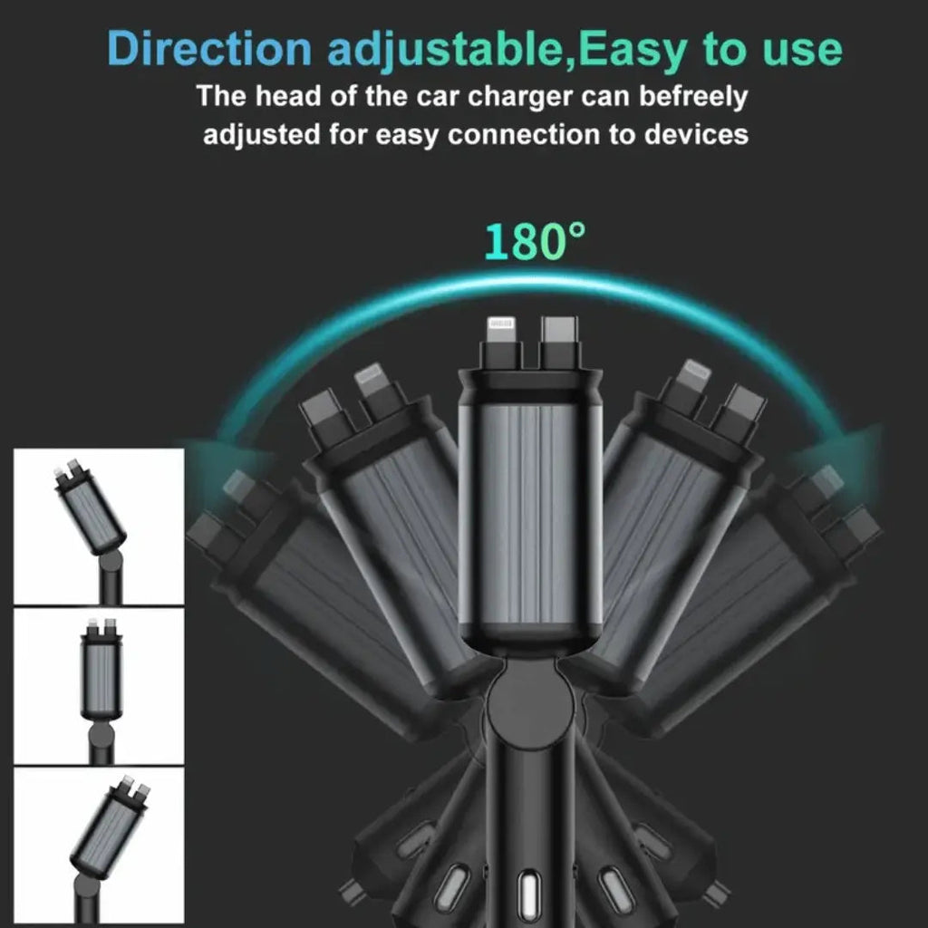 SkyFuse - 4-in-1 Car Charger