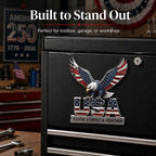 USA 250th Anniversary  - ★USA Faith, Family & Freedom★ Metal Emblem-WH