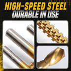 Satsus| Titanium-coated high-speed steel bits with tags (6 pcs.)