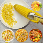 Eptchn Long Handle Stainless Steel Corn Stripping Tool
