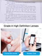 Diamond-cut frameless blue light blocking glasses