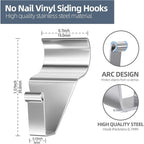 No-Drill Vinyl Siding Hooks