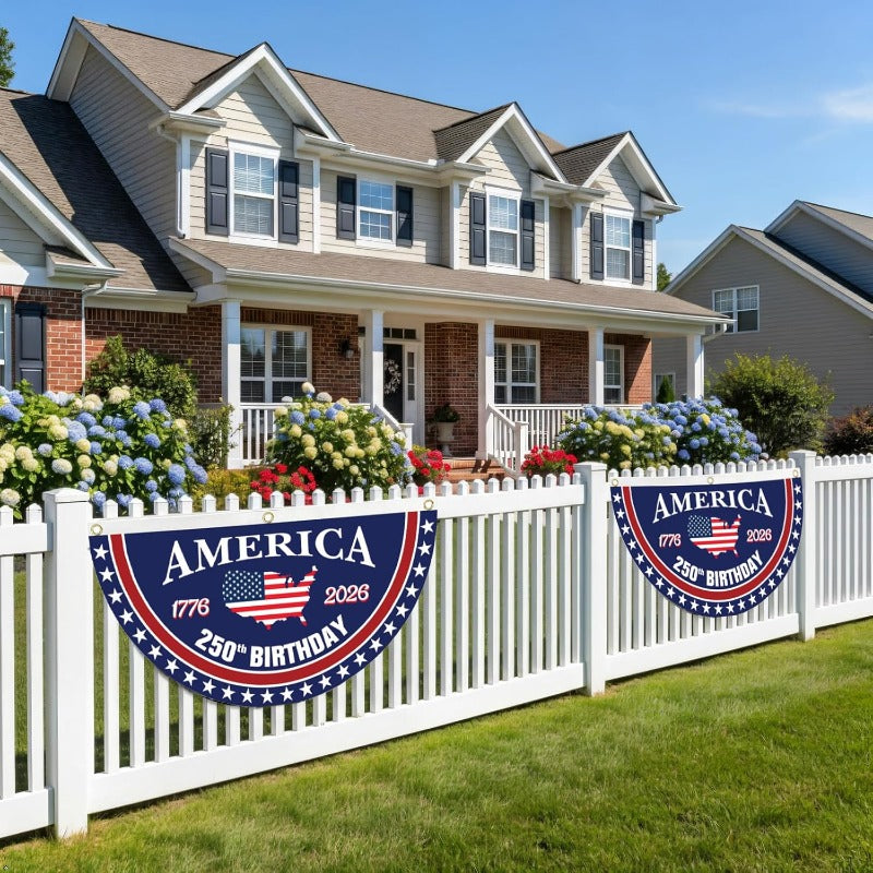 America 250 Celebration Fan Flag