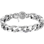 Vintage Sanskrit Cuban Link Bracelet