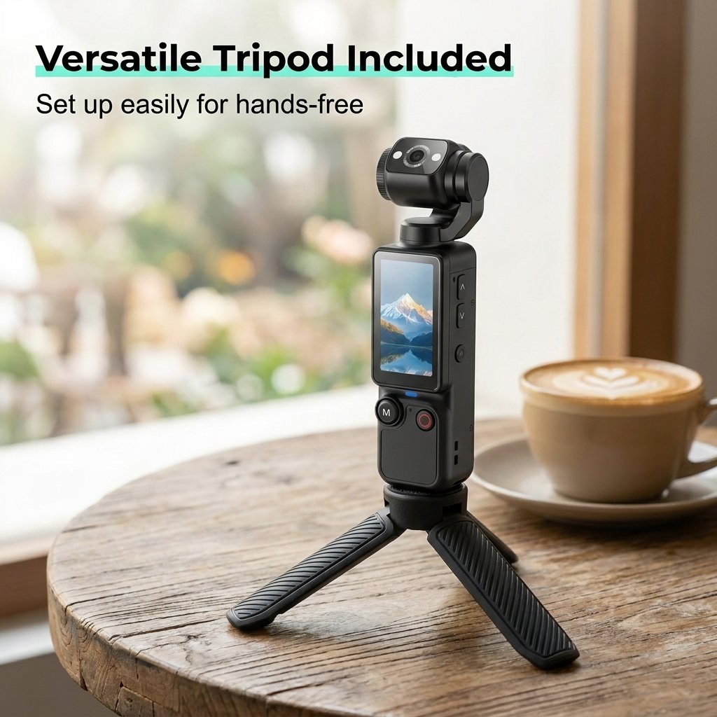 2026 Newest Xtra Pro — 4K AI Pocket Camera with 180° Rotating Lens