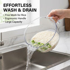Effortless Pouring Drain Basket