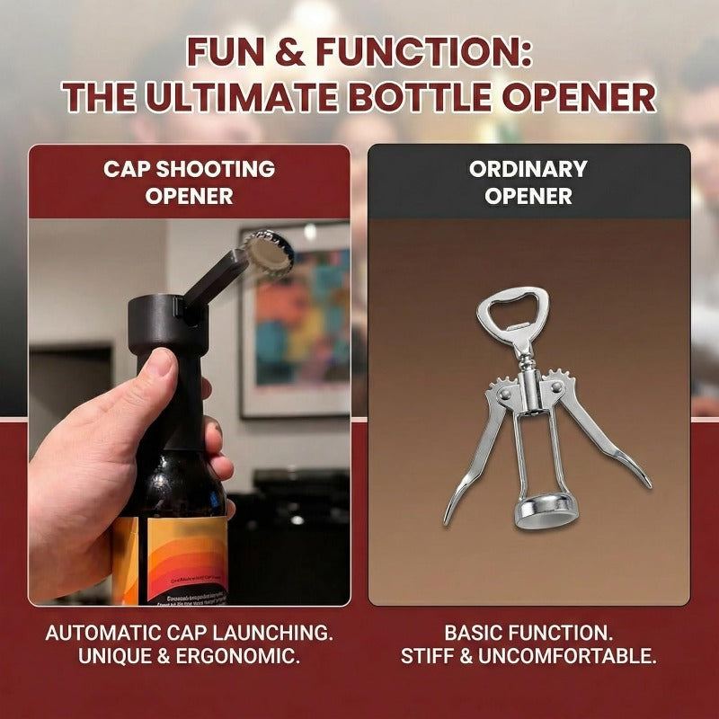 Cap Ejecting Beer Opener