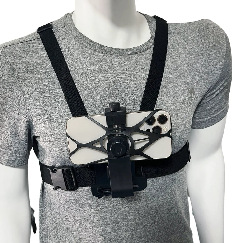 Rotating Chest Strap Hands-Free Phone Holder
