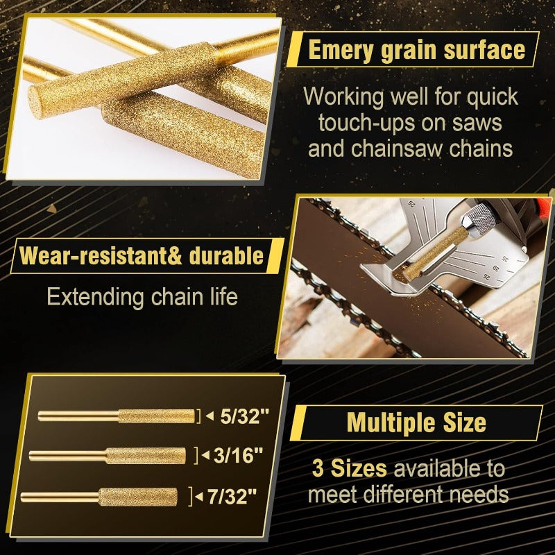 Titanium Plated Chainsaw Bits