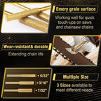 Titanium Plated Chainsaw Bits