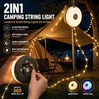 2-in-1 Camping Lantern String Combo