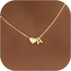 Heart Initial Necklace