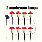 Whimsical Solar Mushroom Lights