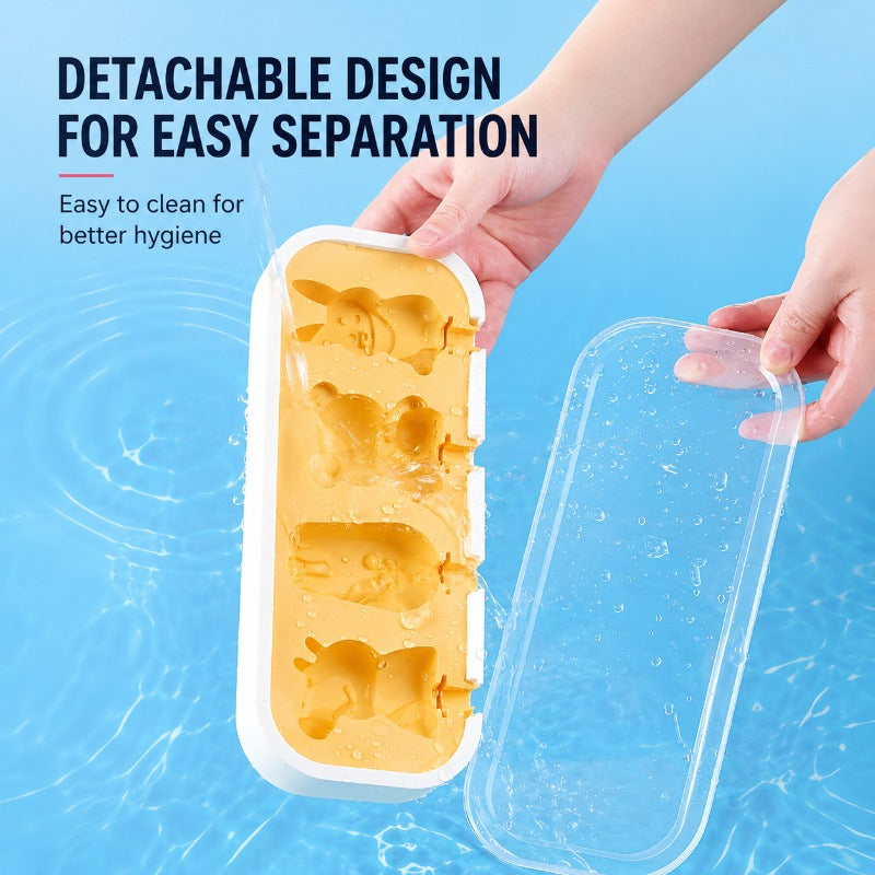 Stackable Lidded Ice Pop Maker