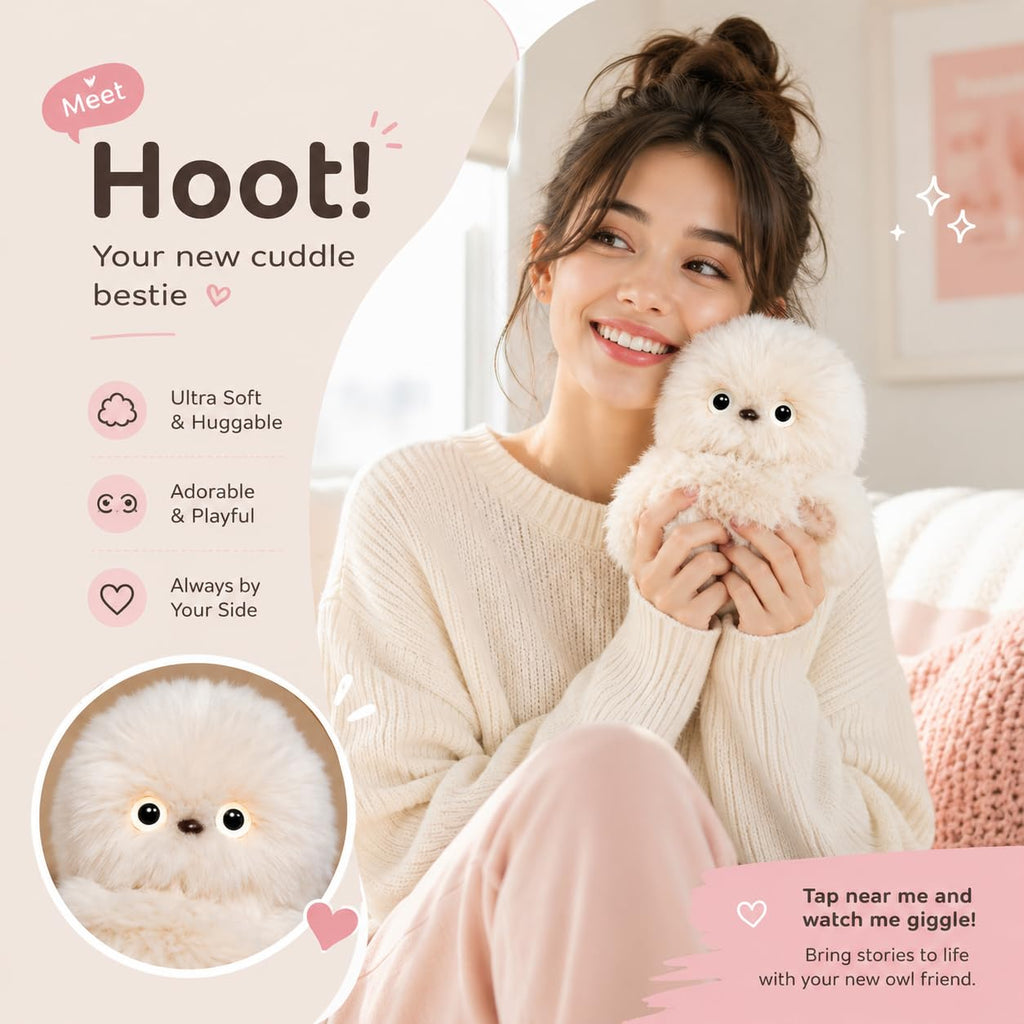 Cute AI shy Emotional companionship robot doll bag charm plush toy