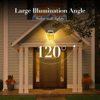 Weatherproof Outdoor Solar Sconce
