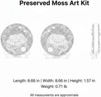 DIY Preserved Moss Art Kit with Bamboo Frame