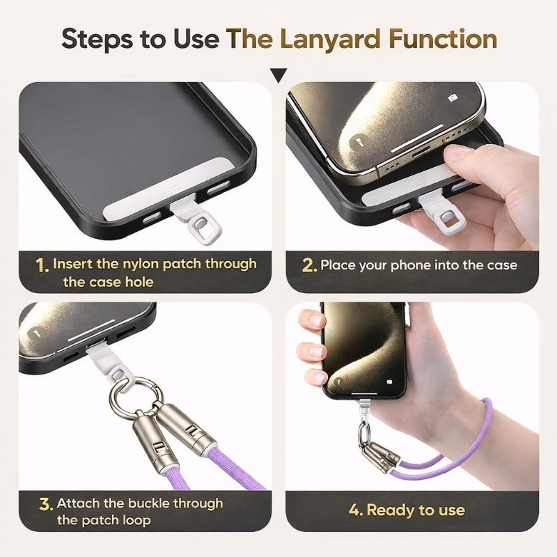 Wearable Charging Wrist Lanyard