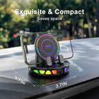 Wireless Charging Car Mount — Fast Charging, Automatic Clamping, Vent Mount, Dashboard Mount, Rotating, Universal