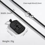 Be Strong Courageous Necklace