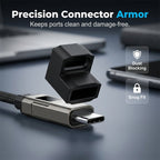 4-in-1 Digital Display Keychain Charging Cable