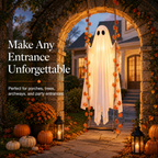 Swinging Ghost – Light-Up Halloween Porch Decor
