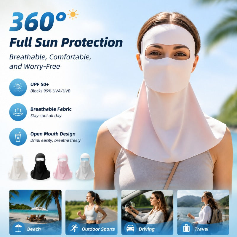 Drink-Friendly Sun Protection Mask