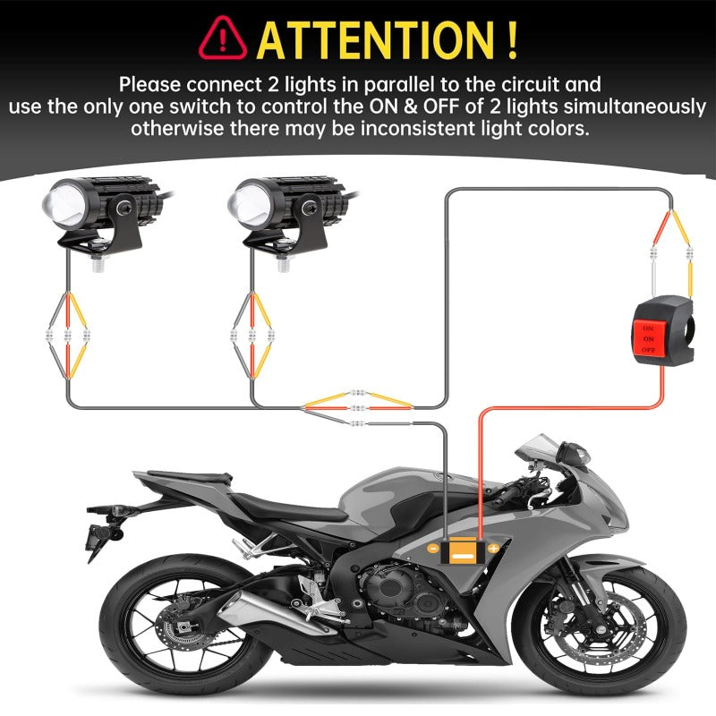 Compact Dual-Beam Aux Lights