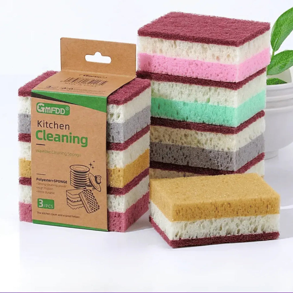 TriFoam – 3-in-1 High-Foam Sponge Mop Brush