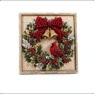 3D Christmas Fabric Poke Art Kit