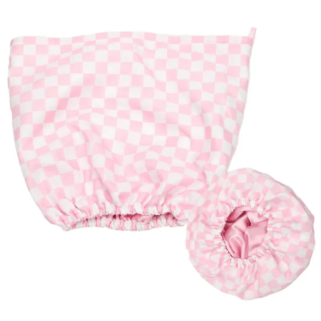 SilkStyle Shower Cap | Waterproof Satin-Lined Cap