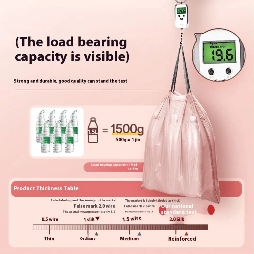 DormEase Pink Trash Bag