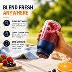 Dual Lid Travel Blender