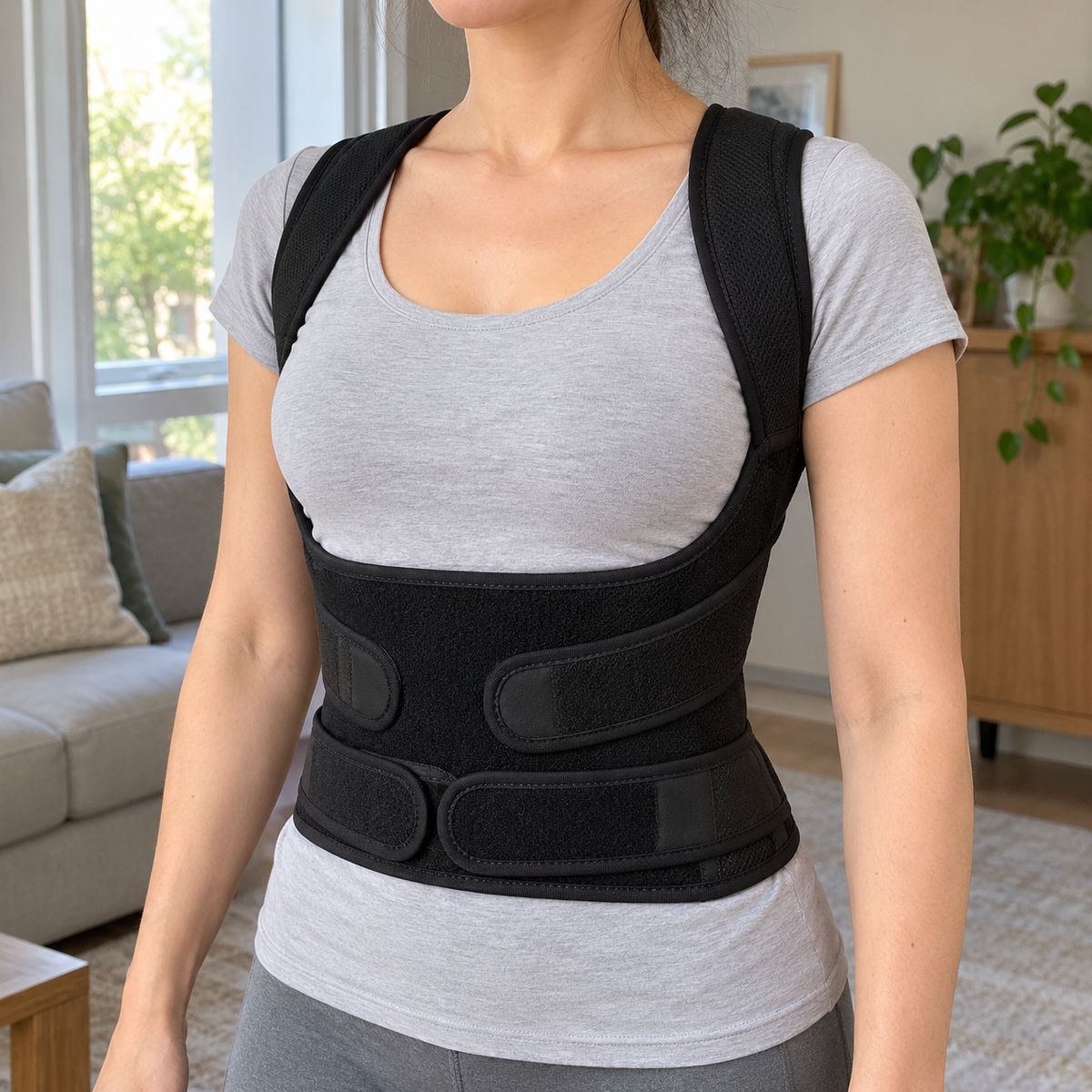 Straight Up Adjustable Lightweight Posture Support Brace