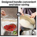 Effortless Pouring Drain Basket
