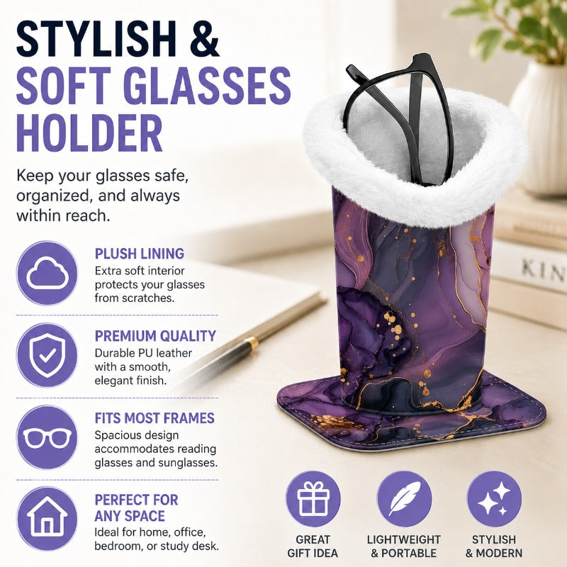PU Leather Glasses Stand
