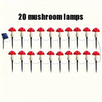 Whimsical Solar Mushroom Lights