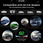 GPS Head-Up Display for Cars – Digital MPH Speedometer with HUD Projection