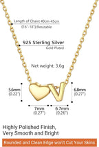Heart Initial Necklace